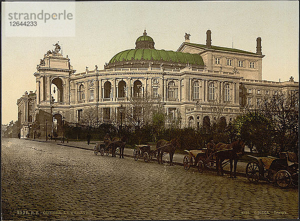 Opern- und Balletttheater von Odessa  1890-1900.