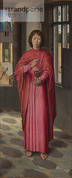 Der heilige Johannes der Evangelist. Das Donne-Triptychon  um 1478.