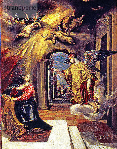 Die Verkündigung  von El Greco.
