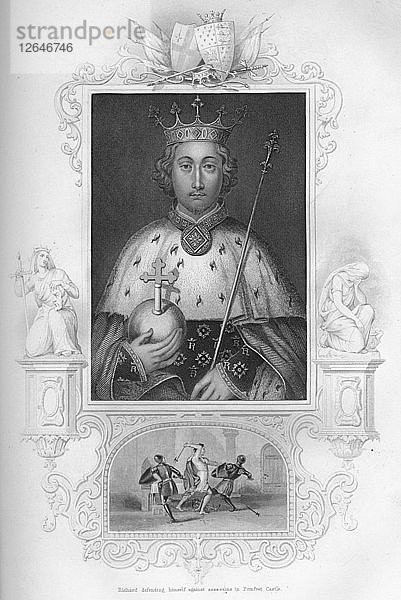 Richard II.  1859. Künstler: George Vertue.