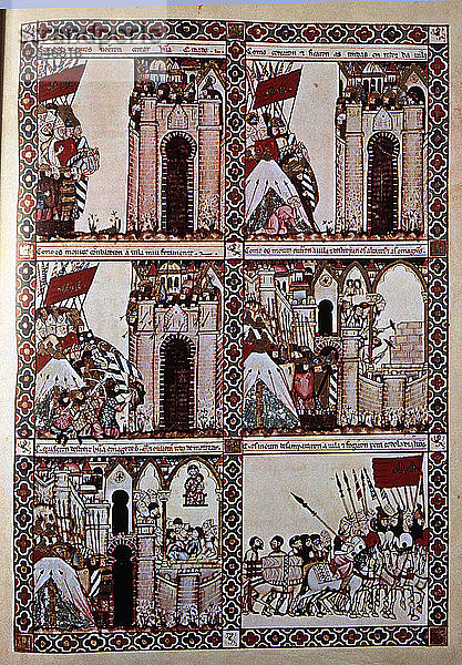 Cantigas de Santa Maria  Alfonso X.  der Weise  König von Kastilien und Leon (1221-1284).