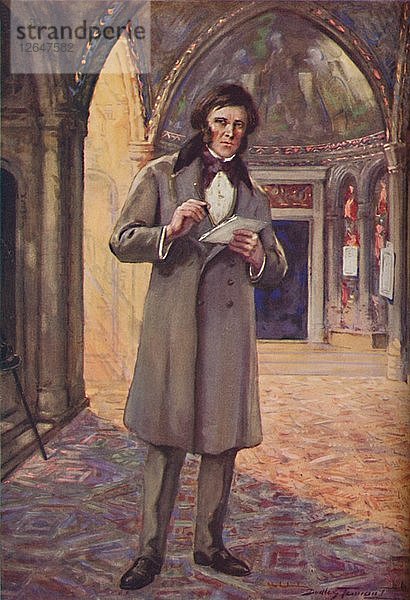 Ruskin im Land seiner Inspiration  um 1925. Künstler: Charles Dudley Tennant.