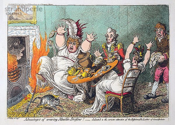 Vorteile des Tragens von Musselin-Kleidern! ?. 1802.