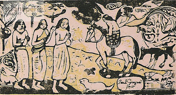 Wohnortwechsel  um 1899  (1946). Künstler: Paul Gauguin.