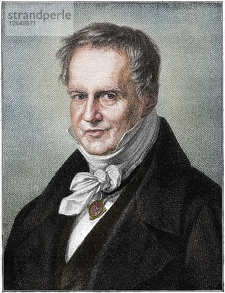 Alexander von Humboldt  preußischer Naturforscher und Entdecker  (1900). Künstler: Unbekannt.