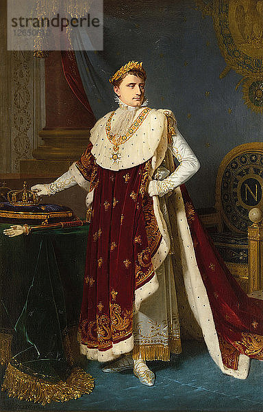 Porträt von Kaiser Napoléon I. Bonaparte (1769-1821)  1808.