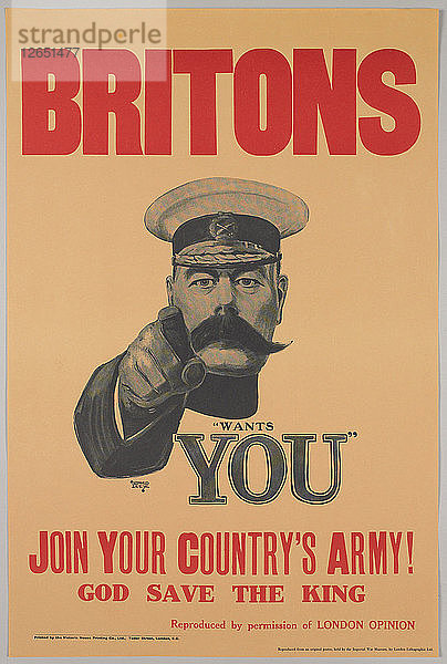 Briten  Lord Kitchener will euch. Join Your Countrys Army!  1914.