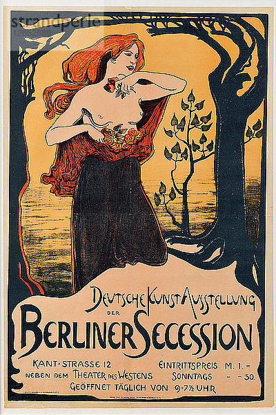 Plakat für die Berliner Sezessionsausstellung  1899.