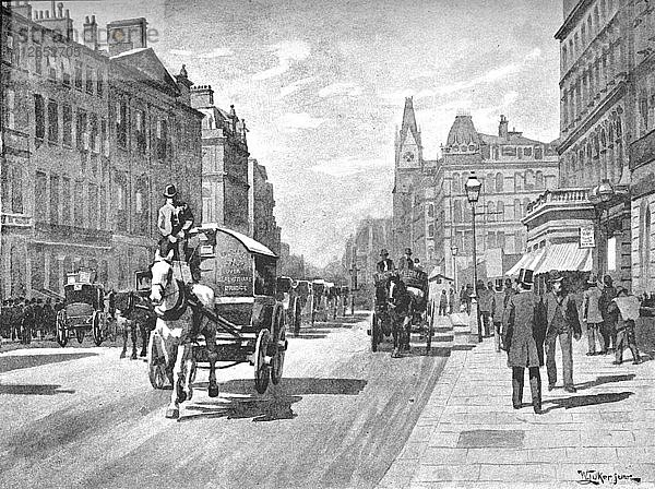 New Bridge Street  Blackfriars  1891. Künstler: William Luker.