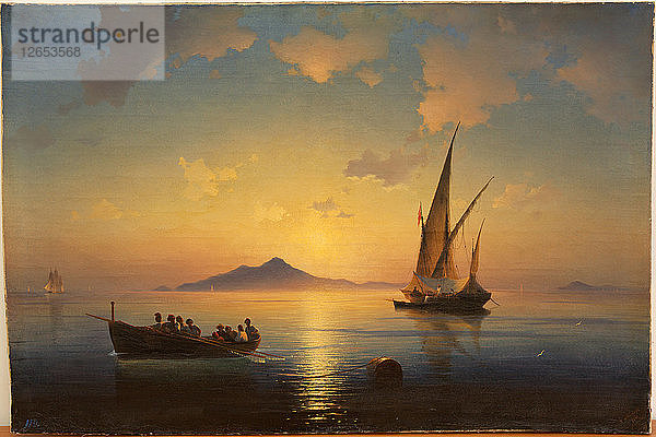 Der Golf von Neapel  1841.