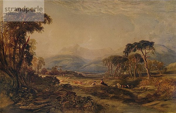 Loch Awe  1850  (1935). Künstler: Anthony Vandyke Copley Fielding.