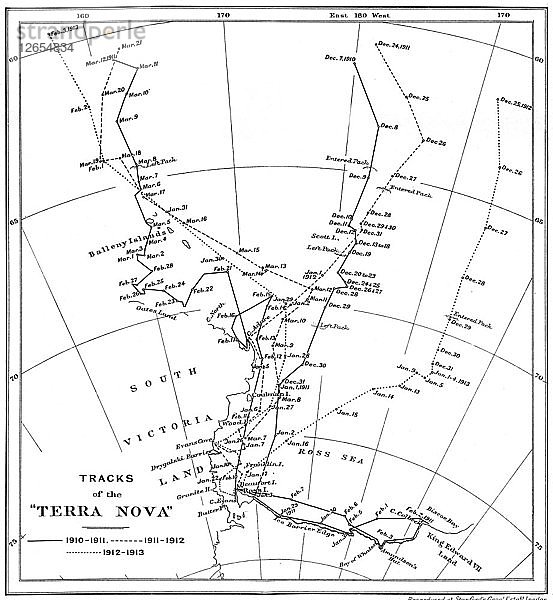 Die Spuren der Terra Nova  1910-1913  (1913). Künstler: Unbekannt.