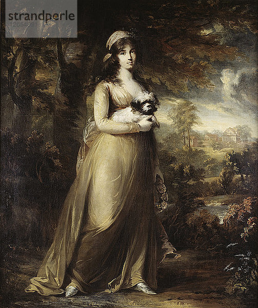 Porträt der Opernsängerin Teresa Vandoni  1797.