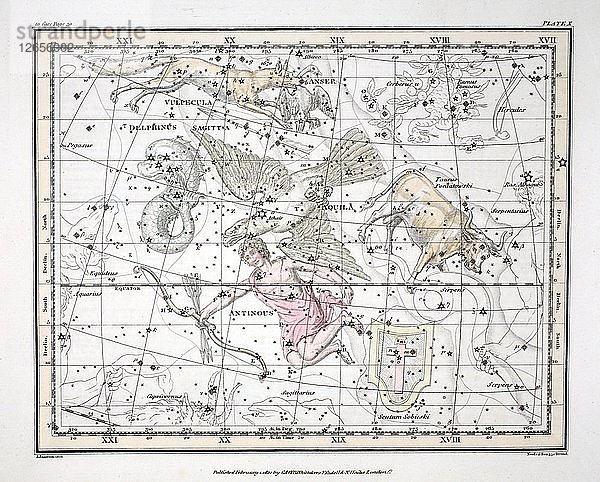 Die Sternbilder (Tafel X)  1822.