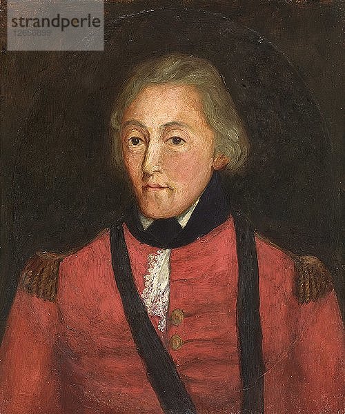 Porträt eines Captain Melvill  Ende des 18. oder Anfang des 19. Jahrhunderts. Künstler: Unbekannt.
