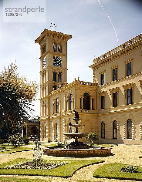 Osborne House  ca. 1990-2010. Künstler: Unbekannt.