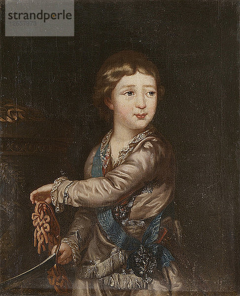 Porträt des Großfürsten Alexander Pawlowitsch (1777-1825) als Kind.