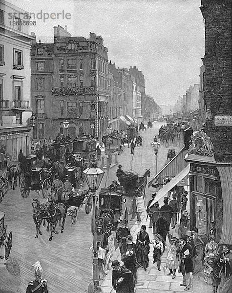 Piccadilly  um 1883  (1896). Künstler: Unbekannt.