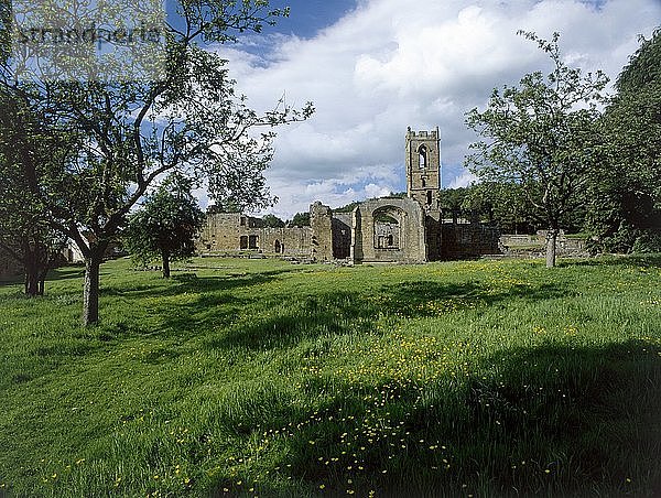 Kloster Mount Grace  North Yorkshire  ca. 2000-c2017. Künstler: Mike Kipling.