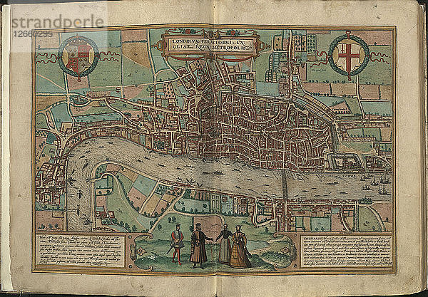 Ansicht von London  1572.