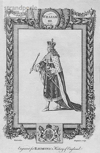 Wilhelm III.  um 1787. Künstler: Unbekannt.