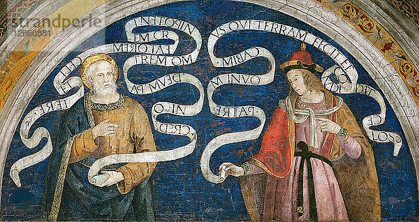 Petrus  der Apostel  und der Prophet Jeremia  1492-1495.