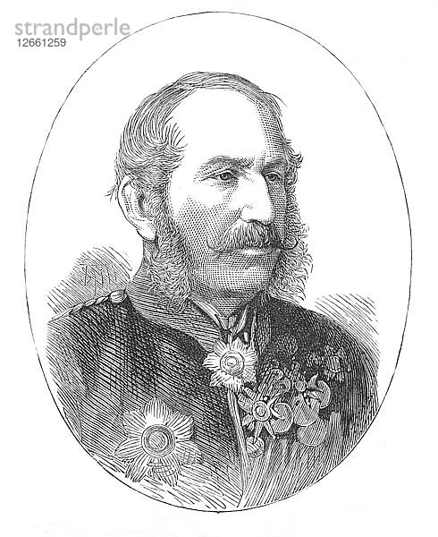 General Sir Arthur Cunynghame  K.C.B.  um 1880. Künstler: Unbekannt.
