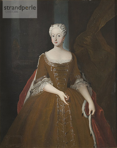 Porträt von Prinzessin Friederike Luise von Preußen (1714-1784)  Markgräfin von Brandenburg-Ansbach  172