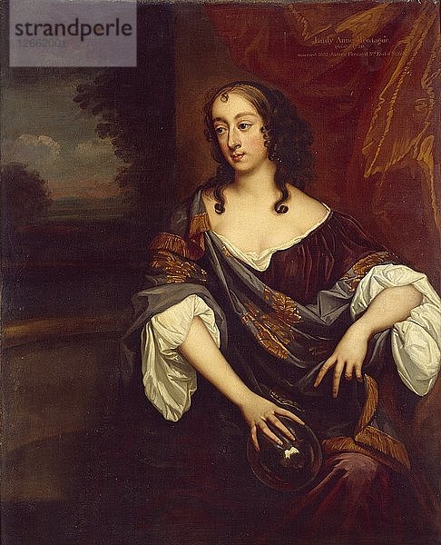 Elisabeth  Gräfin von Essex  17. Jahrhundert. Künstler: Atelier von Sir Peter Lely.