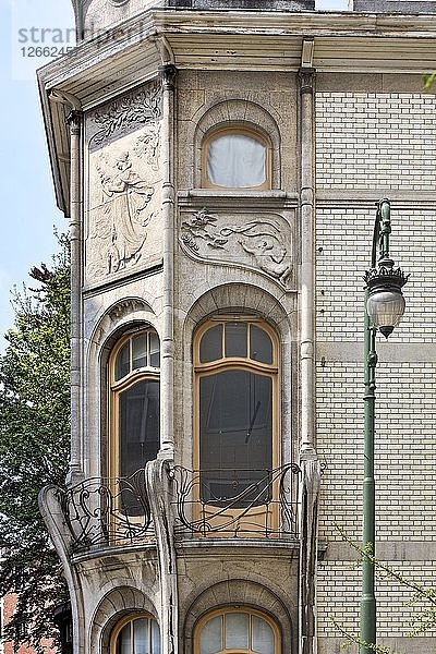 Hotel Hannon  Brüssel  Belgien  (1902)  c2014-c2017. Künstler: Alan John Ainsworth.