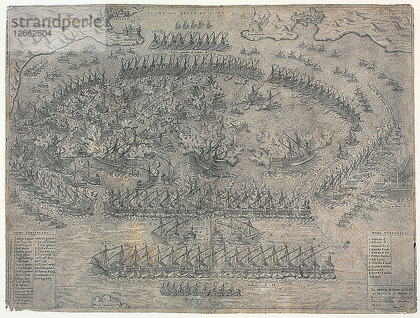Die Schlacht von Lepanto am 7. Oktober 1571  1572.