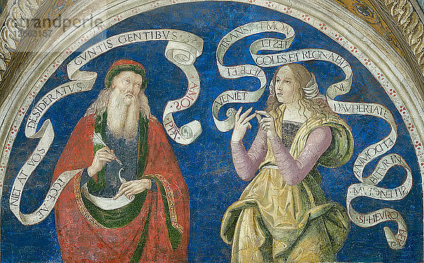 Der Prophet Amos und die europäische Sibylle  1492-1495.