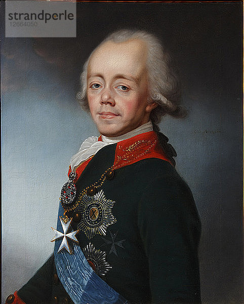 Porträt des Zaren Paul I. von Russland (1754-1801).