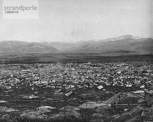 Leadville  in Colorado  19. Jahrhundert. Künstler: Unbekannt.