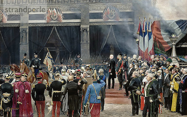 Die Beerdigung von Louis Pasteur  5. Oktober 1895  1897.