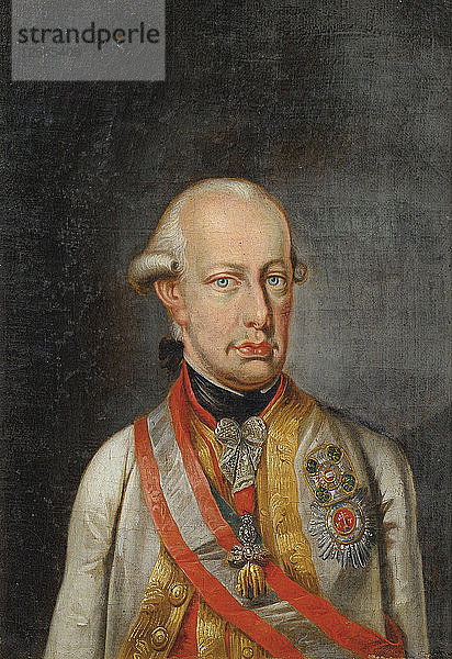 Porträt von Leopold II.  Kaiser des Heiligen Römischen Reiches (1747-1792).