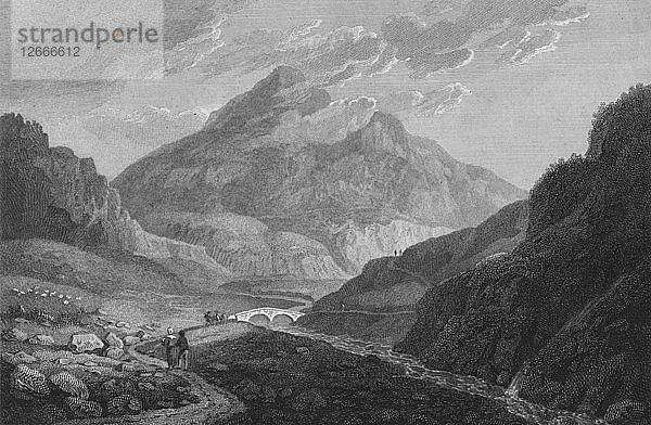 Eine Ansicht von Ben Eim  1813. Künstler: Samuel Middiman.