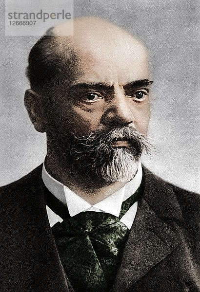 Antonín Leopold Dvorak (1841-1904)  tschechischer Komponist. Künstler: Albert Harlinque.