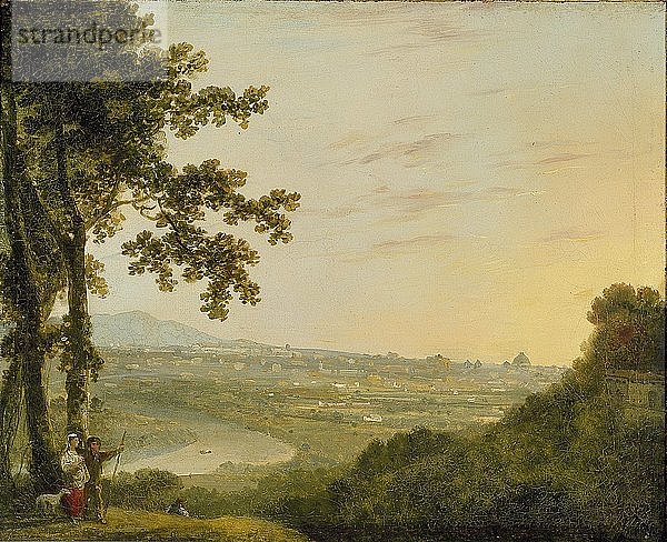 Rom von der Villa Madama aus  während oder nach 1753. Künstler: Richard Wilson.