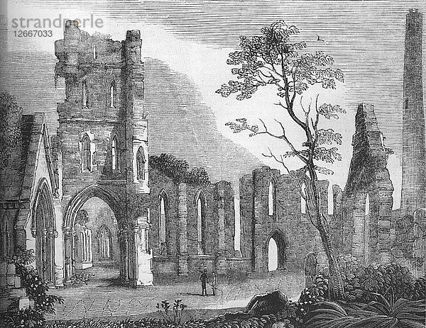 Kathedrale von Kildare  1845. Künstler: Unbekannt.