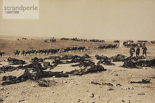 Marokko-Kampagne  Katastrophe von Annual (Anoual)  Juli 1921  Hilfskolonne vor den Körpern der Sp?