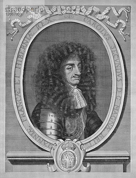Porträt von Karl II.  ca. 1660-1685  (1928). Künstler: William Sherwin.