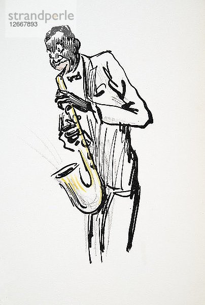 Saxophonspieler  aus White Bottoms pub. 1927.