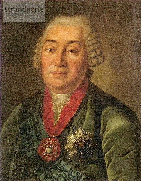 Porträt des Fürsten Jakow Petrowitsch Schachowskoj (1705-1777).