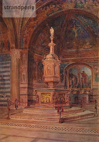 Das Baptisterium von S. Giovanni  um 1900 (1913). Künstler: Walter Frederick Roofe Tyndale.