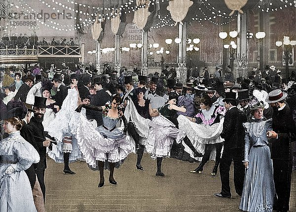 Le Bal Du Moulin-Rouge  1900. Künstler: Unbekannt.