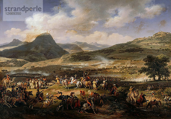 Die Schlacht am Berg Tabor am 16. April 1799.