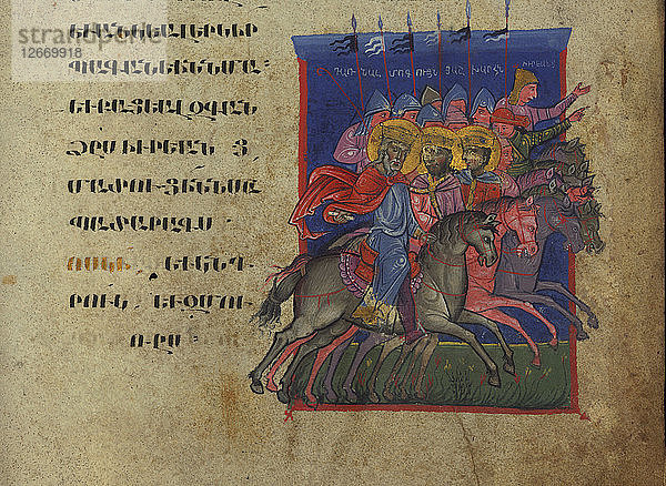 Miniatur aus dem Toros-Roslin-Evangeliar  1262.