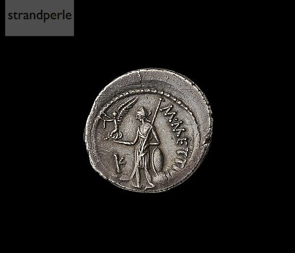 Römisch-republikanische Münze  44 v. Chr. Künstler: Unbekannt.
