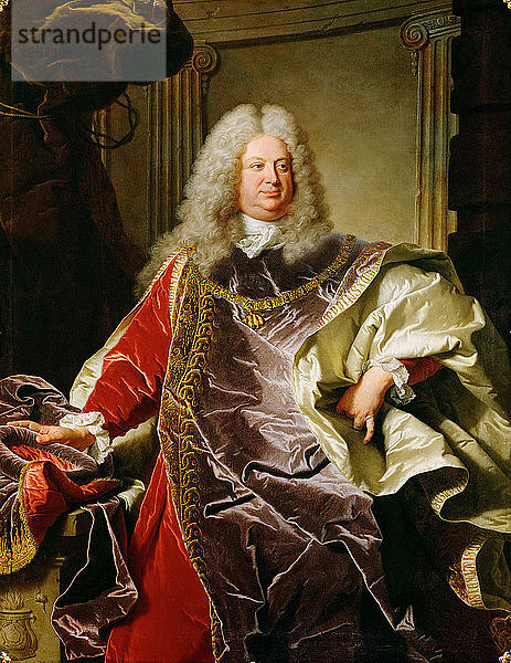 Porträt des Grafen Philipp Ludwig Wenzel von Sinzendorf (1671-1742).